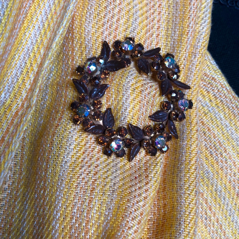 😃 Bundle 3 😃 for $20! Gold & Brown Enamel Pin